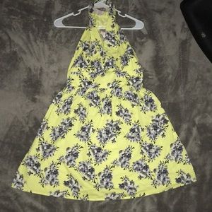 Back Out Flower Dress